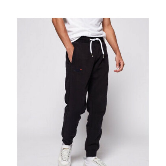superdry joggers with zip pockets